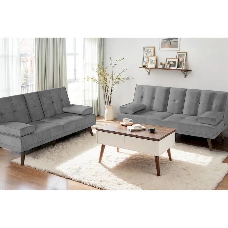 Futon Couch Sofa Bed, Small Sleeper Sofa Chair Loveseat