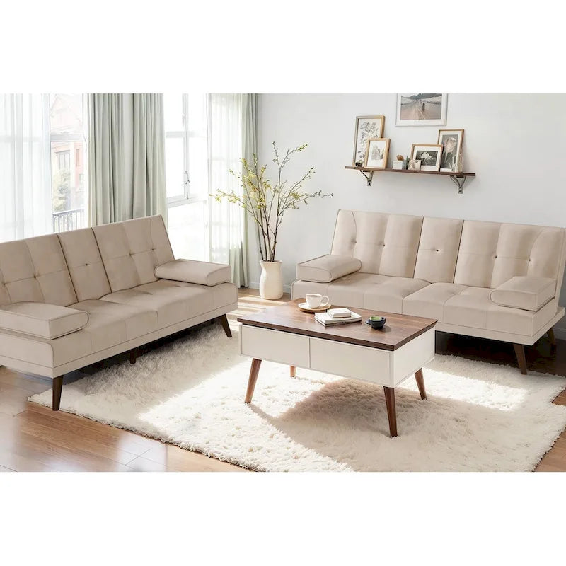 Futon Couch Sofa Bed, Small Sleeper Sofa Chair Loveseat