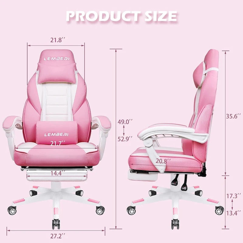Racing Style Gaming Chair,300 lbs Big and Tall gamer chair High Back Computer Chair