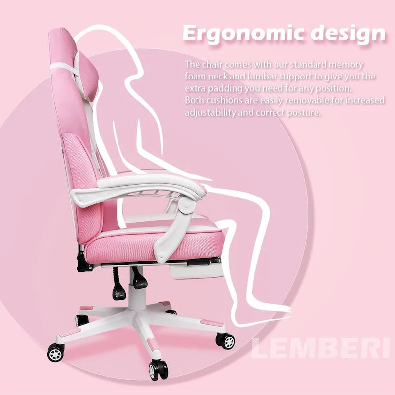 Racing Style Gaming Chair,300 lbs Big and Tall gamer chair High Back Computer Chair