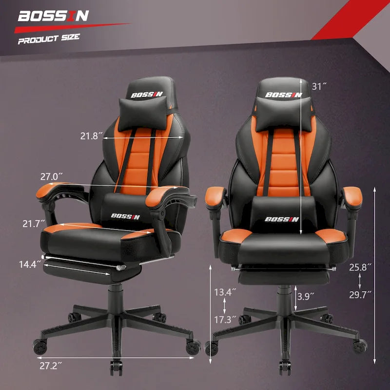 Racing Style Gaming Chair,300 lbs Big and Tall gamer chair High Back Computer Chair