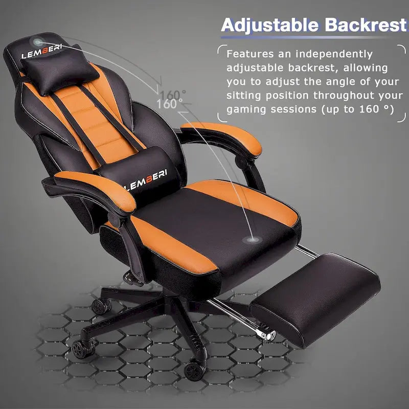 Racing Style Gaming Chair,300 lbs Big and Tall gamer chair High Back Computer Chair