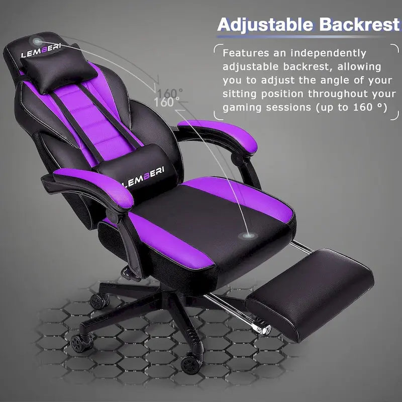 Racing Style Gaming Chair,300 lbs Big and Tall gamer chair High Back Computer Chair