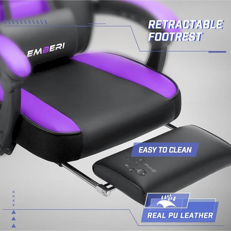 Racing Style Gaming Chair,300 lbs Big and Tall gamer chair High Back Computer Chair