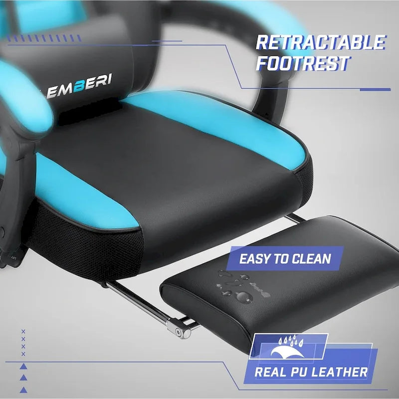 Racing Style Gaming Chair,300 lbs Big and Tall gamer chair High Back Computer Chair