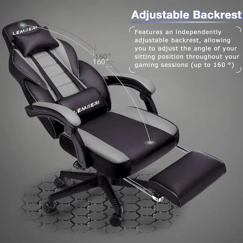 Racing Style Gaming Chair,300 lbs Big and Tall gamer chair High Back Computer Chair