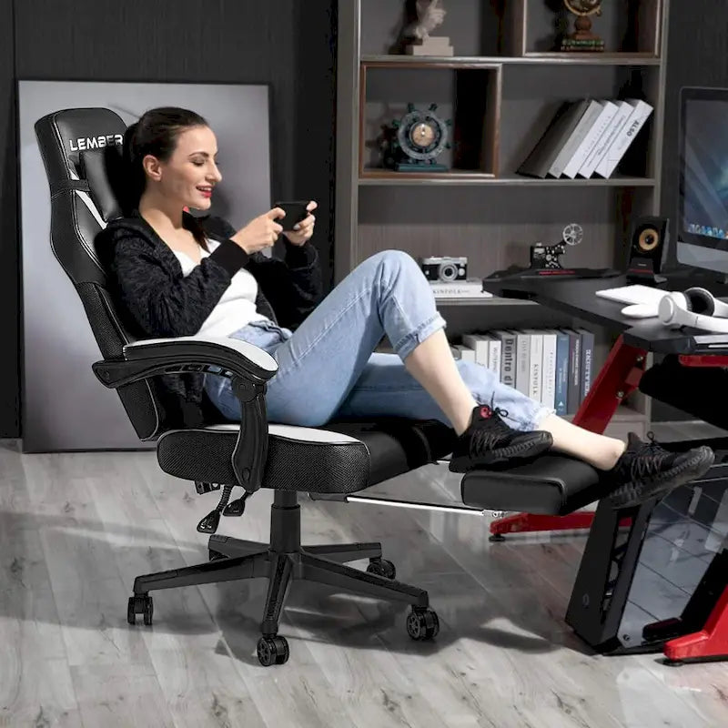 Racing Style Gaming Chair,300 lbs Big and Tall gamer chair High Back Computer Chair
