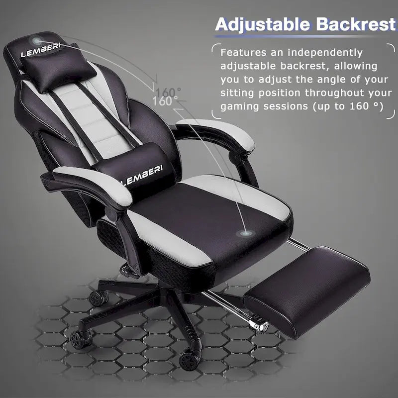 Racing Style Gaming Chair,300 lbs Big and Tall gamer chair High Back Computer Chair
